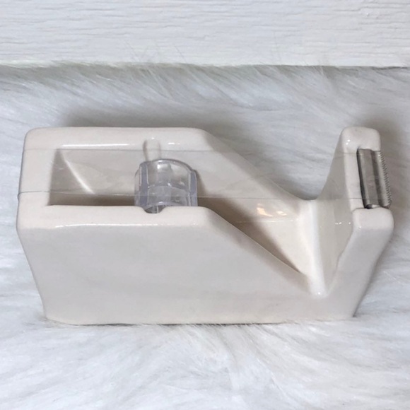 Rae Dunn White Tape Dispenser - Picture 4 of 4